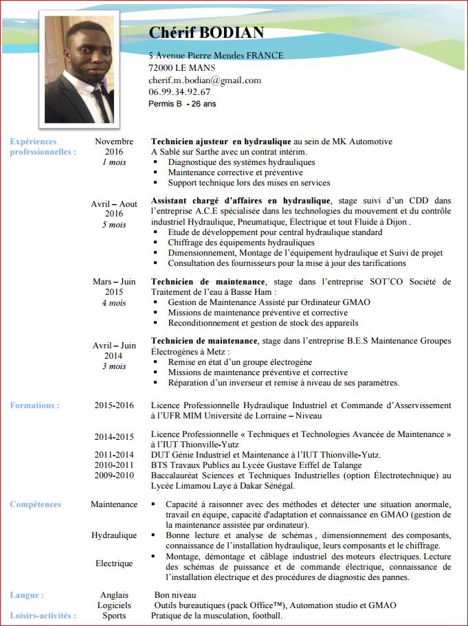 Bodian-Cherif-CV-hydraulicien